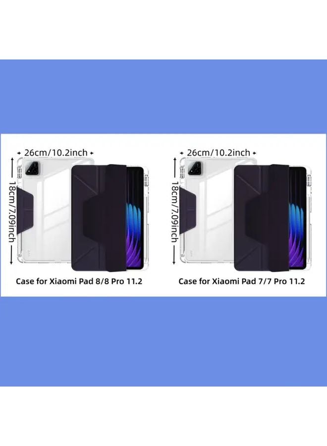 Pink Magnetic Case For Xiaomi Pad 8 8 Pro 11 2 Inch Tablet With Y Stand Auto Sleep Wake - Image 2